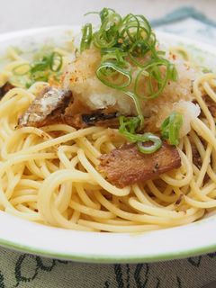 安い!早い!さんまの蒲焼缶で和風パスタ-レシピのメイン写真