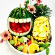 スイカアート『口』サマーパーティーにも
