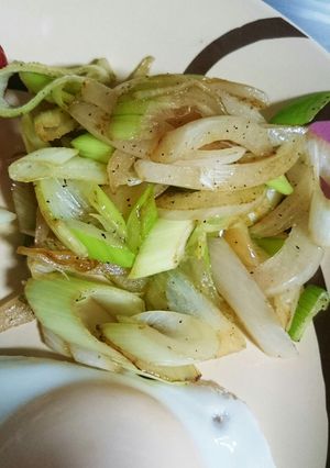 簡単＊時短玉ねぎと長ねぎのバター炒め-レシピのメイン写真