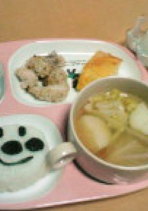 海苔とご飯だけ♪☆アンパンマンおにぎり☆-レシピのメイン写真