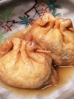 なすとしめじの巾着煮-レシピのメイン写真