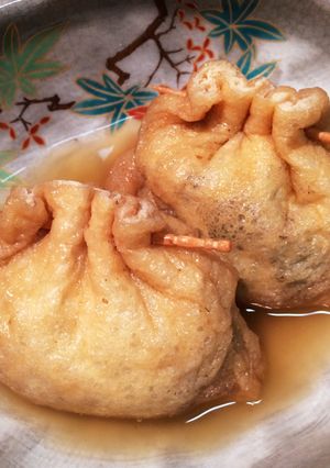 なすとしめじの巾着煮-レシピのメイン写真