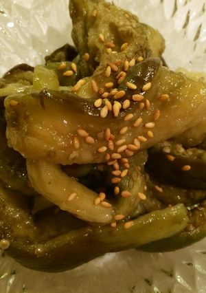 おいしい秋茄子のナムル-レシピのメイン写真