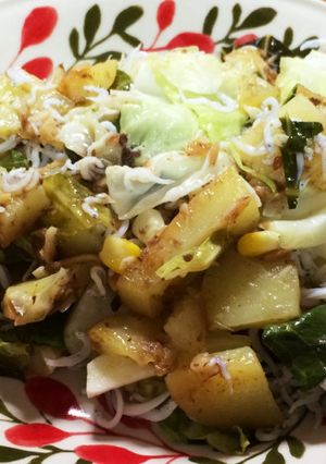簡単絶品☆しらすアンチョビキャベツ-レシピのメイン写真