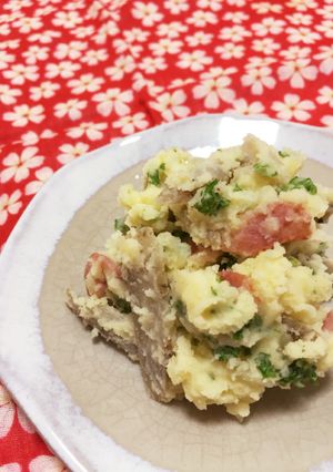 ごぼうとパセリのポテトサラダ-レシピのメイン写真