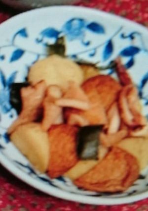 イカとさつまあげの煮物-レシピのメイン写真