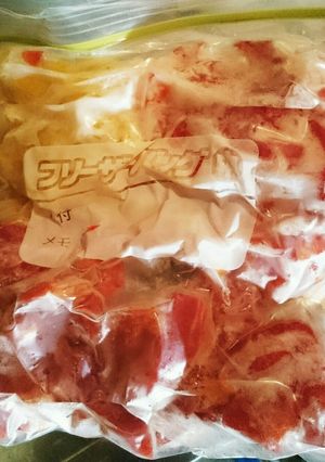 冷凍庫で野菜を便利に美味しく新鮮に☆-レシピのメイン写真