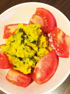 煮物をリメイク!簡単かぼちゃサラダ-レシピのメイン写真