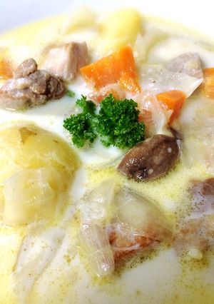 生クリームのホワイトシチュー-レシピのメイン写真
