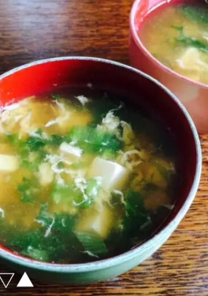 レタスと豆腐の和風卵スープ-レシピのメイン写真