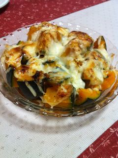 簡単♪かぼちゃのチーズ焼き-レシピのメイン写真