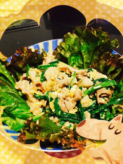 ニラと豚肉の卵炒め-レシピのメイン写真