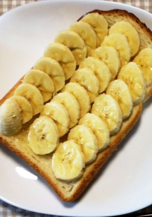 はちみつバターのバナナトースト-レシピのメイン写真