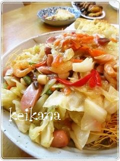 フライパンで簡単☆野菜たっぷり皿うどん-レシピのメイン写真