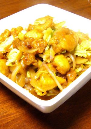 残り物から揚げのリメイク-レシピのメイン写真
