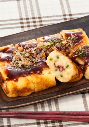 簡単カクたこ☆（しかくいたこ焼き）-レシピのメイン写真