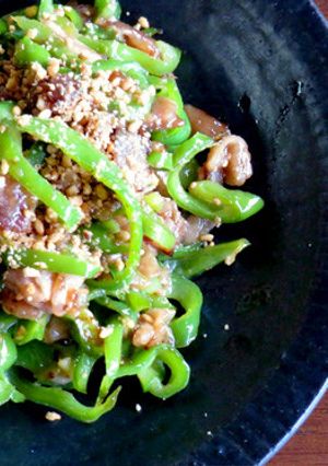 ごま風味の青椒肉絲-レシピのメイン写真