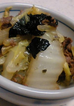 白菜と牛肉のうま煮-レシピのメイン写真
