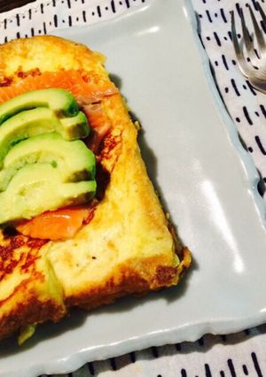 ふわふわ＊*カリッ♡食事フレンチトースト-レシピのメイン写真
