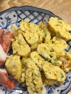 かにかま入りの卵焼き-レシピのメイン写真