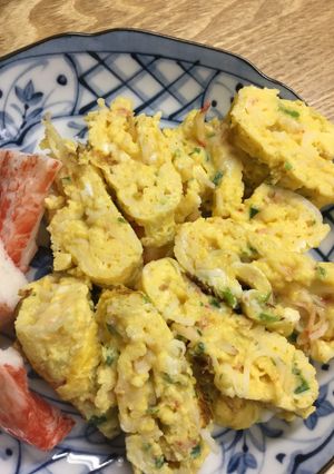 かにかま入りの卵焼き-レシピのメイン写真