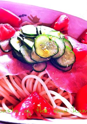 オリーブオイルとソルトの簡単冷製パスタ-レシピのメイン写真