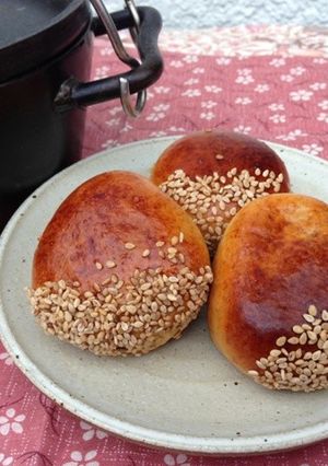 ホットケーキミックスで栗まんじゅう-レシピのメイン写真