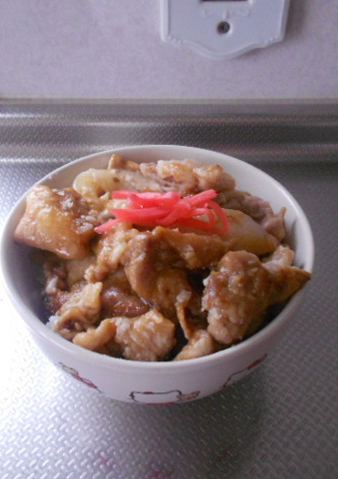 豚と厚揚げ丼-レシピのメイン写真