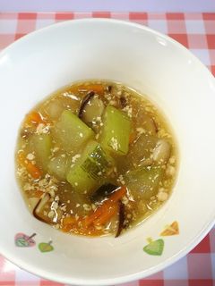 とうがんのあんかけ 給食-レシピのメイン写真