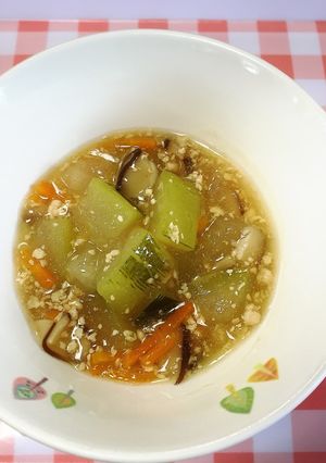 とうがんのあんかけ　給食-レシピのメイン写真