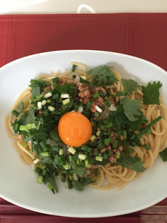 簡単さっぱり納豆パスタ-レシピのメイン写真