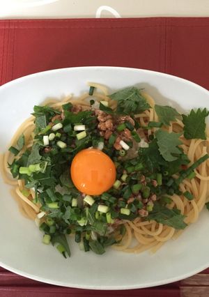 簡単さっぱり納豆パスタ-レシピのメイン写真