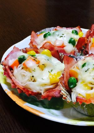お弁当に〜そうめんのチーズ焼き-レシピのメイン写真