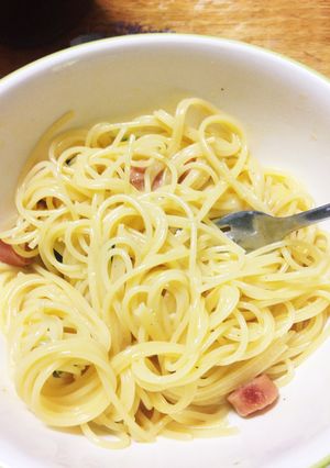 家にあるものでカルボナーラ風-レシピのメイン写真