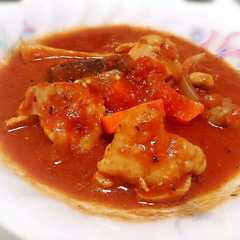 A picture of 万能料理！？鶏のトマト煮.