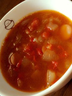 玉ねぎとトマトのスープ-レシピのメイン写真