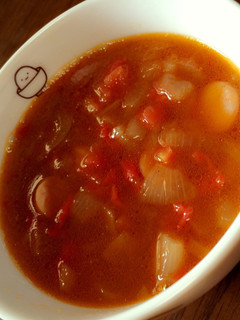 玉ねぎとトマトのスープ-レシピのメイン写真