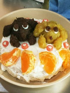 犬用ケーキのデコレーション-レシピのメイン写真