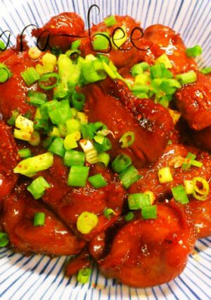 砂肝のお酢でサッパリやわらか甘辛煮-レシピのメイン写真