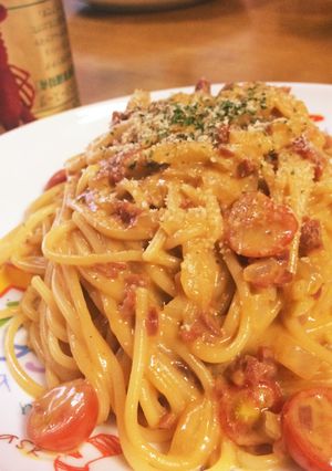ザリガニパスタ-レシピのメイン写真