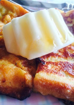昭和のフレンチトースト♡アイスクリンのせ-レシピのメイン写真