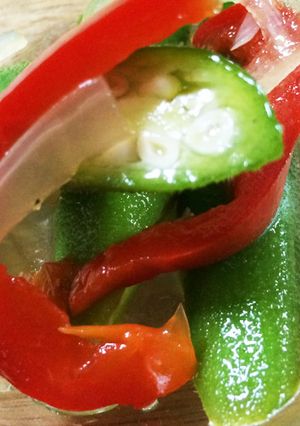 ☆野菜のマリネ☆〜オクラとパプリカ-レシピのメイン写真