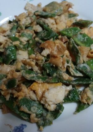 サッコが作る☆モロッコ豆の卵とじ-レシピのメイン写真
