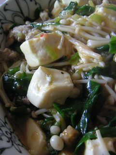 ニラとえのきの麻婆豆腐-レシピのメイン写真