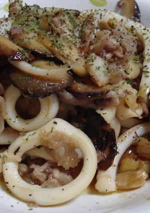 こっくり味～イかと豚バラの炒め★-レシピのメイン写真