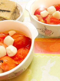 ruhruで作る✨ニンニクとまとスープ✨-レシピのメイン写真