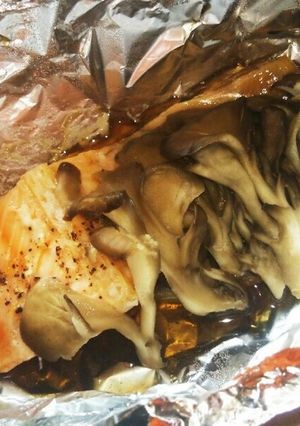 簡単、炊飯器で鮭のホイル焼き-レシピのメイン写真