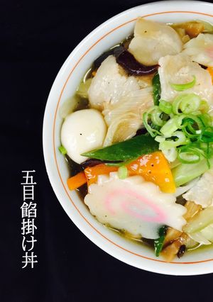 五目餡掛け丼-レシピのメイン写真