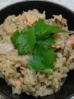 秋鮭の炊き込みご飯-レシピのメイン写真