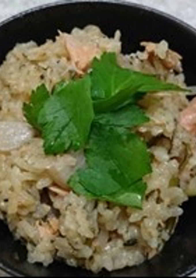 秋鮭の炊き込みご飯-レシピのメイン写真